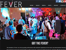 Tablet Screenshot of feverband.net